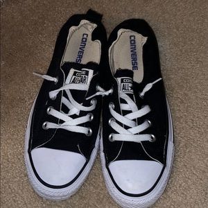 black slip on converse